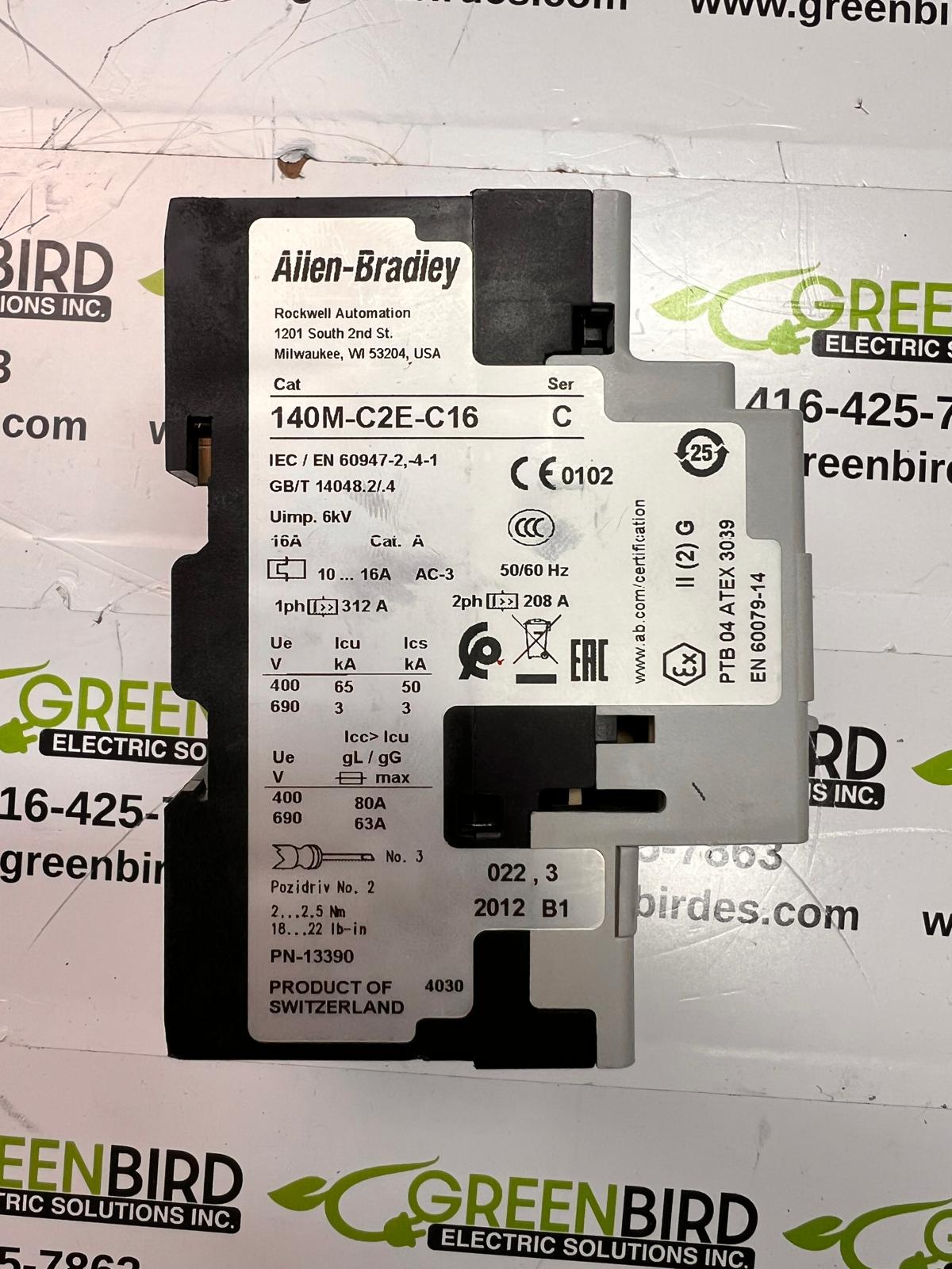 Allen-Bradley 140M-C2E-C16 Motor Protection Circuit Breaker, 16A, Frame C