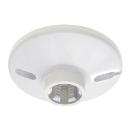 Douille de lampe sans clé, base E26, blanc