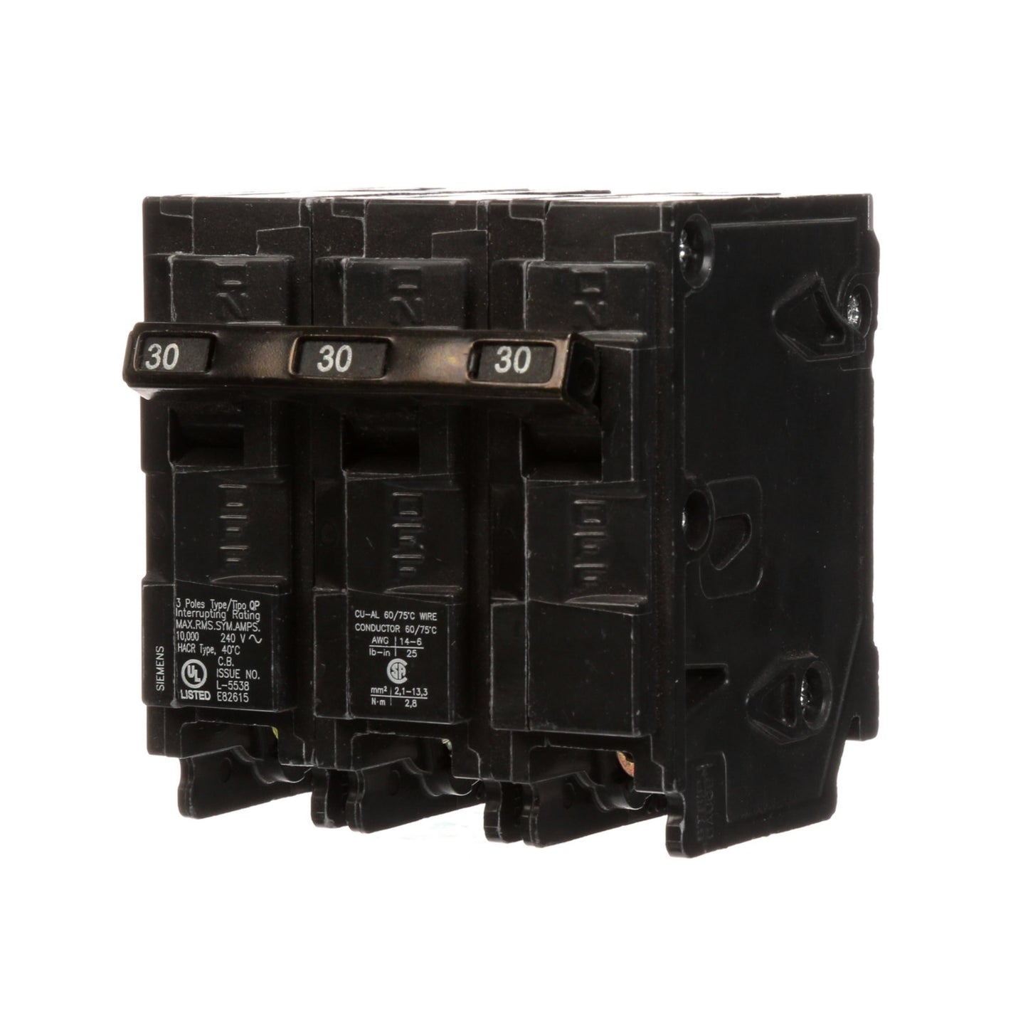 Q330 - Siemens 30 Amp 3 Pole Circuit Breaker