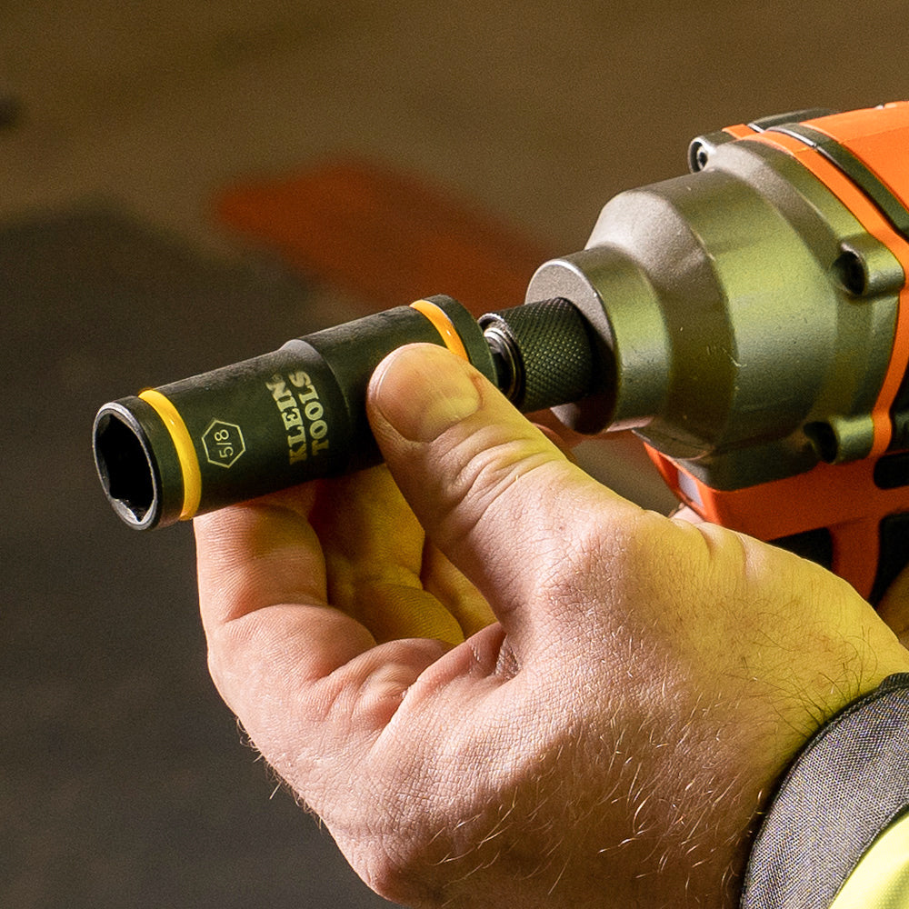 Juego de llaves de impacto abatibles Klein Tools 66070, 7 piezas