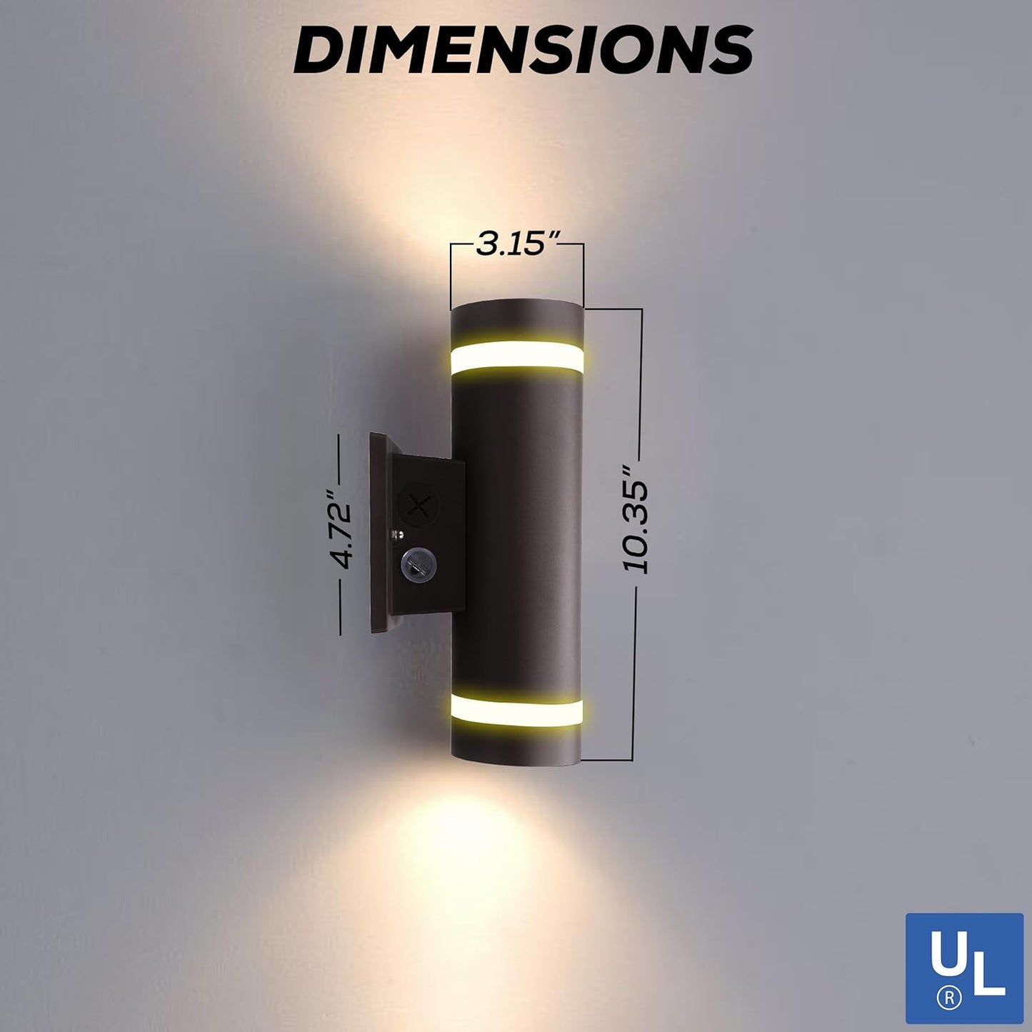 Votatec Up/Down Cylinder Wall Light