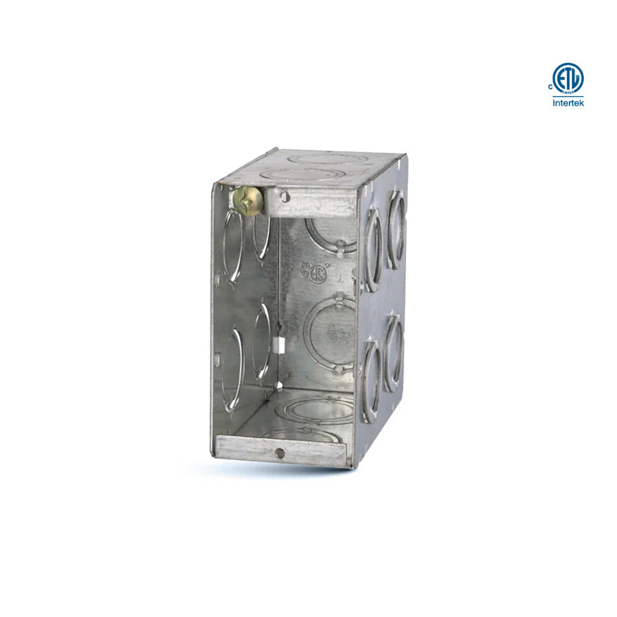 Masonry Box, 1 Gang, 3-1/2" Depth