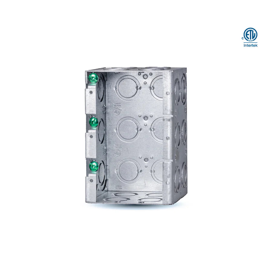 Masonry Box, 3 Gang, 3-1/2" Depth