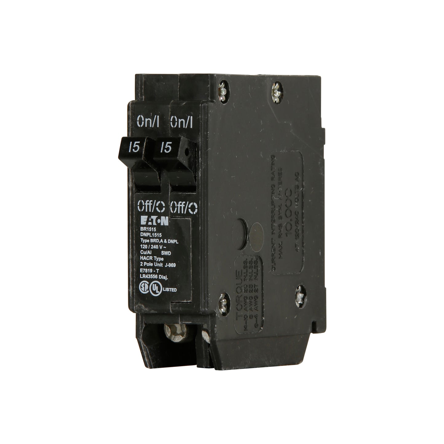 DNPL1515 Eaton 15/15 Amp Tandem Circuit Breaker