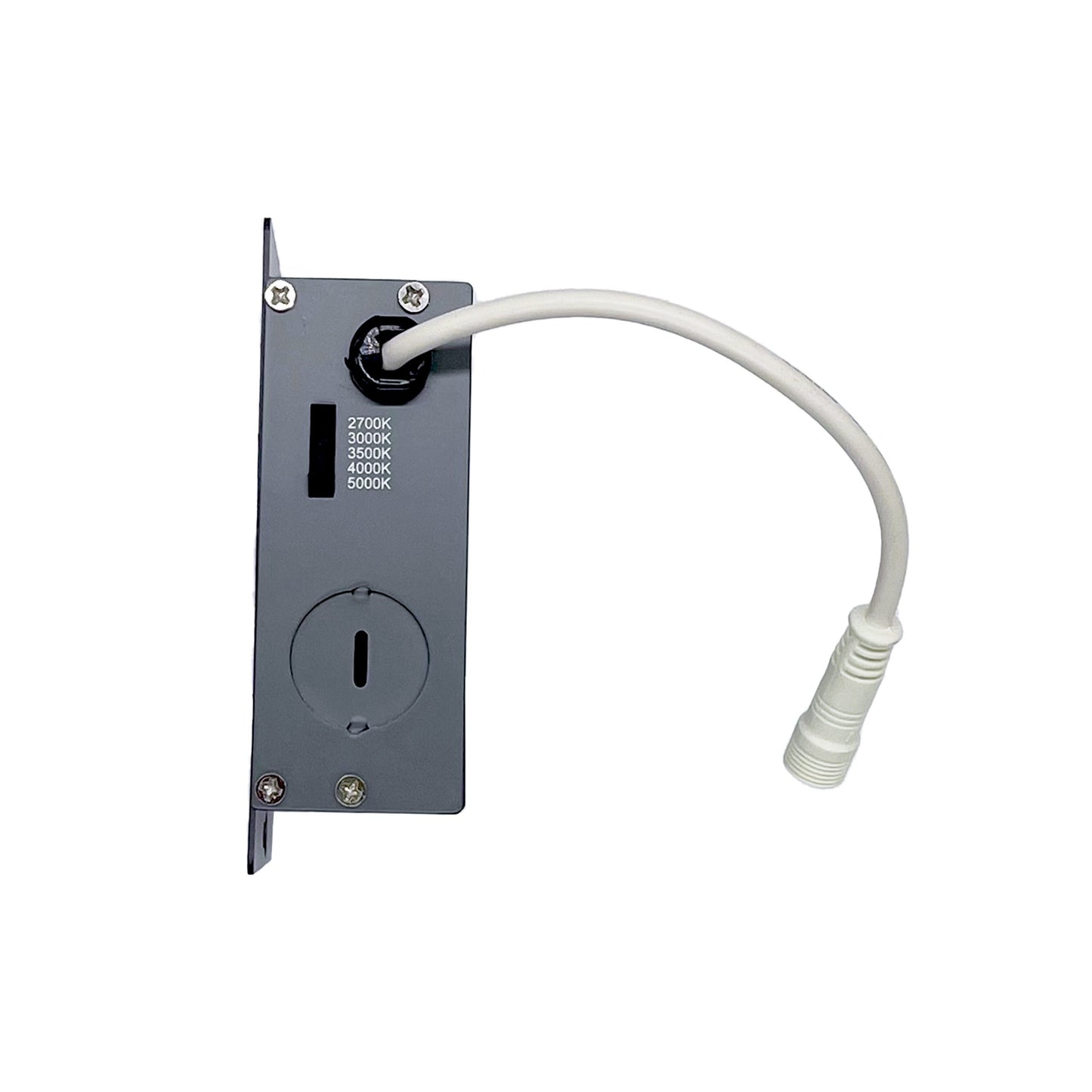 Panel LED delgado redondo Dawnray DR60RF-WH de 6"