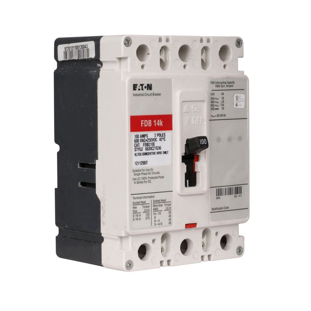FDB3150 - complete molded case circuit breaker