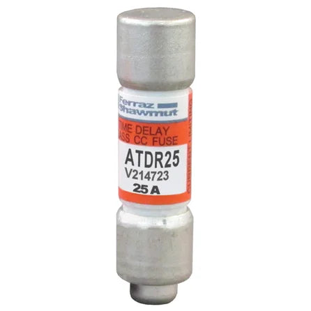 Mersen ATDR25 - Class CC Fuse - Time-Delay 25A 600VAC