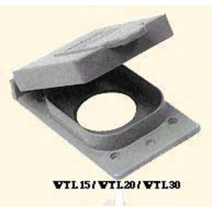 ROYAL® RWTL30 F/FD Weatherproof Cover Plate, 1 Gang, PVC