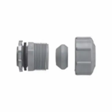 Royal RTSRC10 Threaded Strain Relief Connector, PVC, 1/2 in.