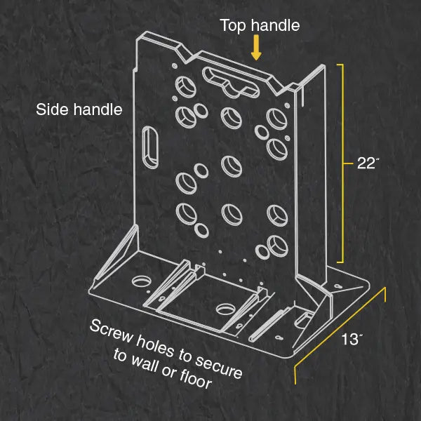Dispensador de alambre Rack-A-Tiers 11455