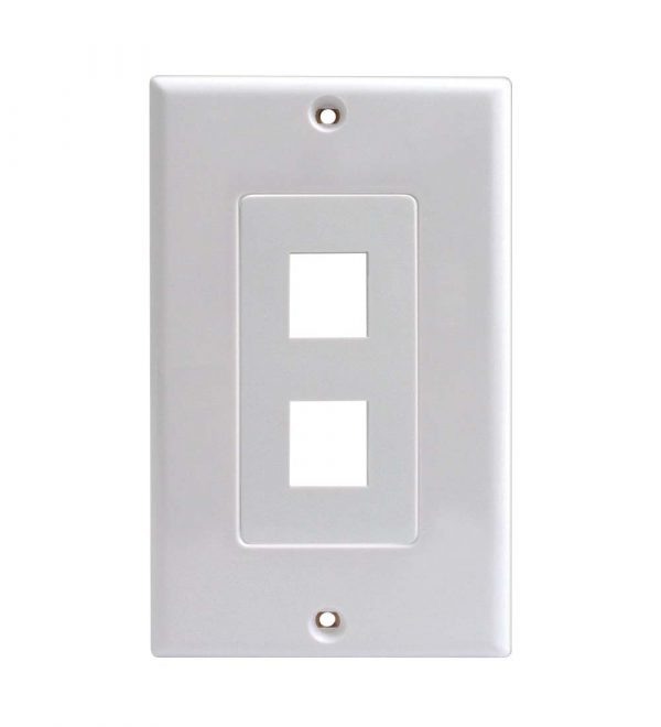 Decora Style Wall Plate & Insert White | SC-DJ2