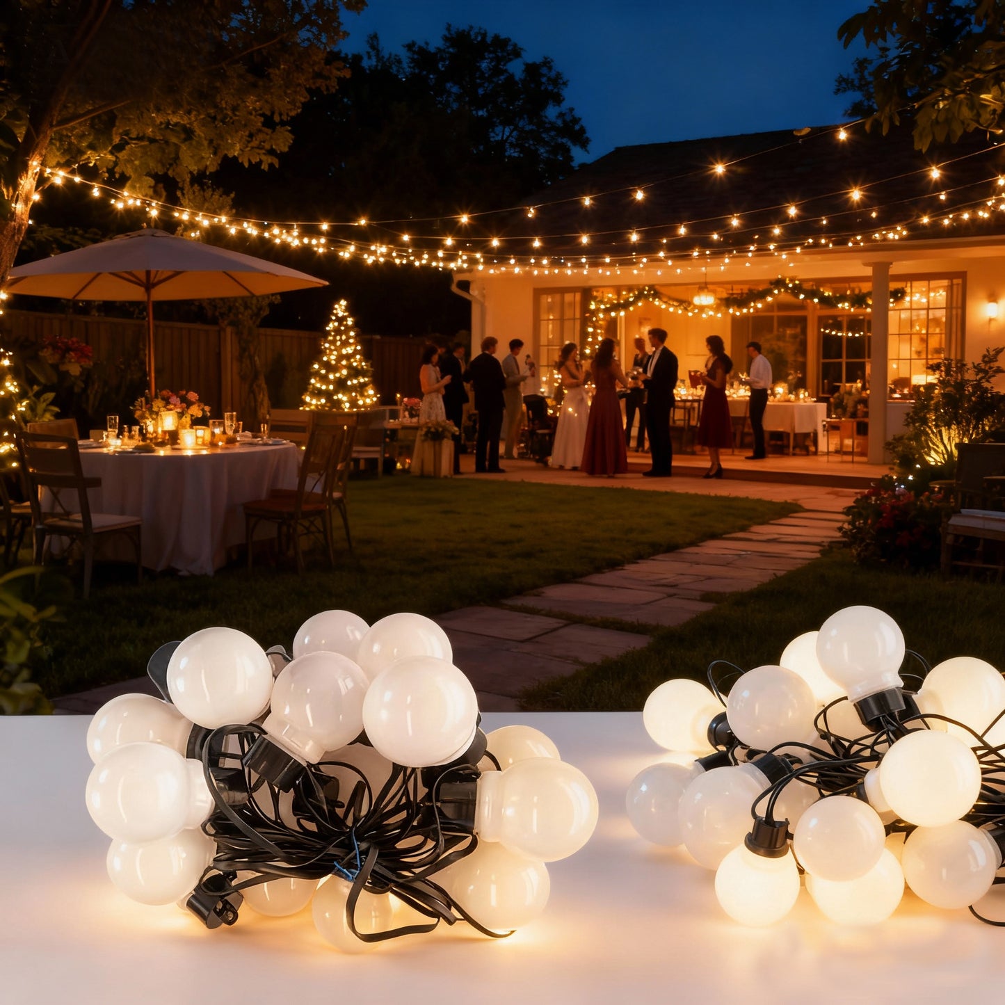 G50 Ball Globe String Light | USB App-Controlled Outdoor Decorative Lighting