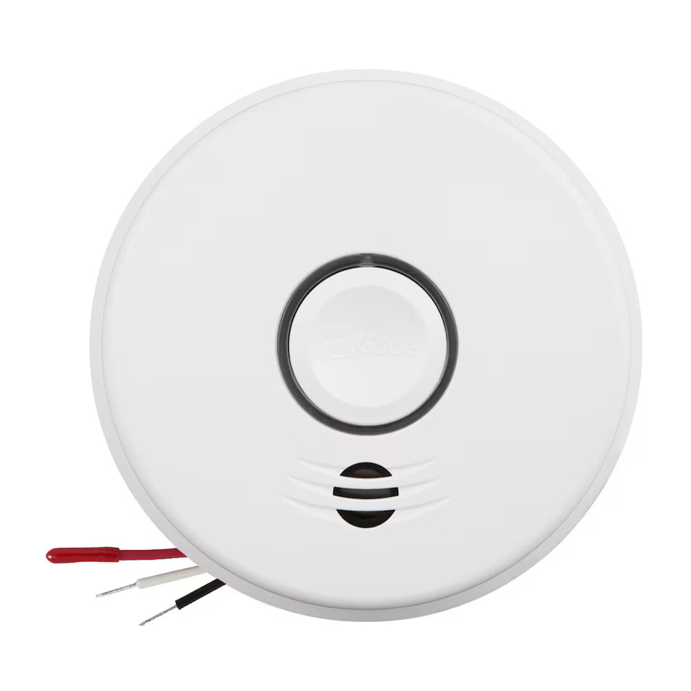 Kidde P4010ACSCOCA Hardwired Smoke & Carbon Monoxide Alarm - with 10 Year Backup Battery + Voice Warning