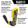 Crimpadora/pelacables/cortadora de cables con trinquete VDV226-110 de Klein Tools, para Pass-Thru™