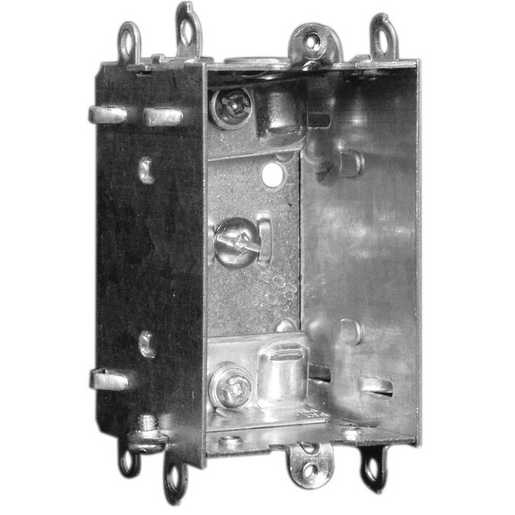 1102LHUBAR | Caja de distribución individual Hubbell, 2 in de profundidad