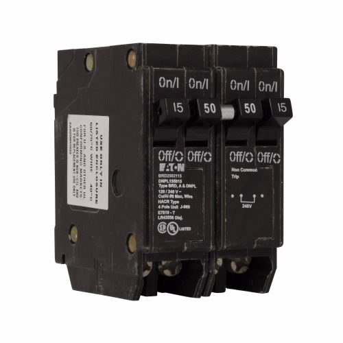 DNPL155015 Eaton 50 Amp Quad Circuit Breaker