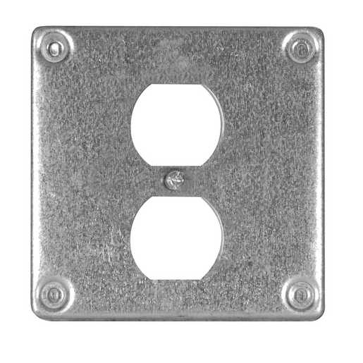 8365 | Tapa cuadrada Hubbell para una abertura dúplex
