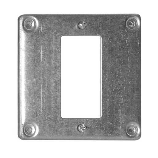 8372 | Tapa cuadrada Hubbell, para 1 abertura GFCI