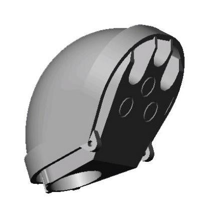 Royal® REF35 Service Entrance Fitting, PVC, 2 in.