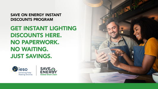 IESO Save on Energy LED Instant Rebate Program