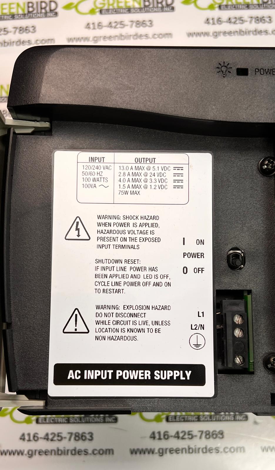 Allen-Bradley 1756-PA72/B Series-B PLC Power Supply Module