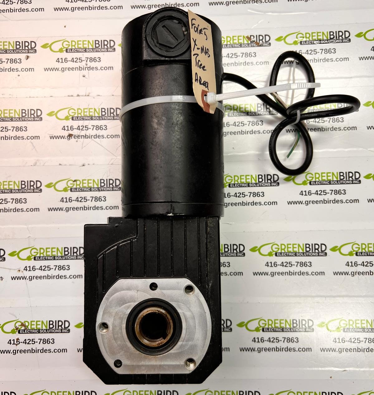 Bodine 33A-GB/H Series DC Right Angle Hollow Shaft Gearmotor