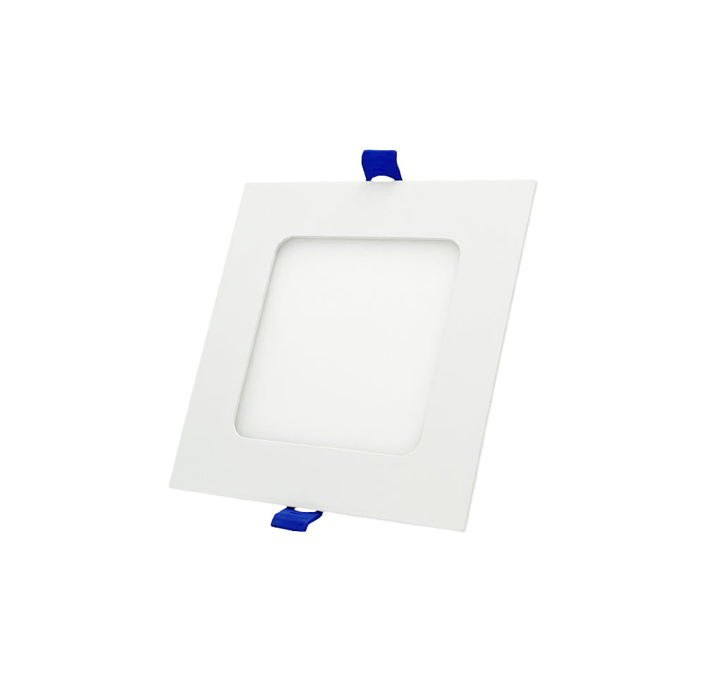 Dawnray 6" LED Slim Panel Square White | DR60SF-WH