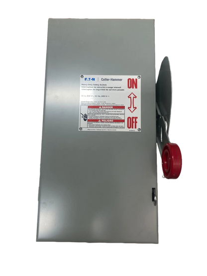 Eaton 1HD361 Disconnect, 30 Amp, 3 Pole, 600V, Fusible, NEMA 1