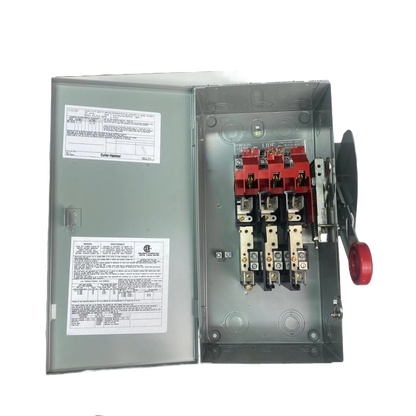 Eaton 1HD361 Disconnect, 30 Amp, 3 Pole, 600V, Fusible, NEMA 1