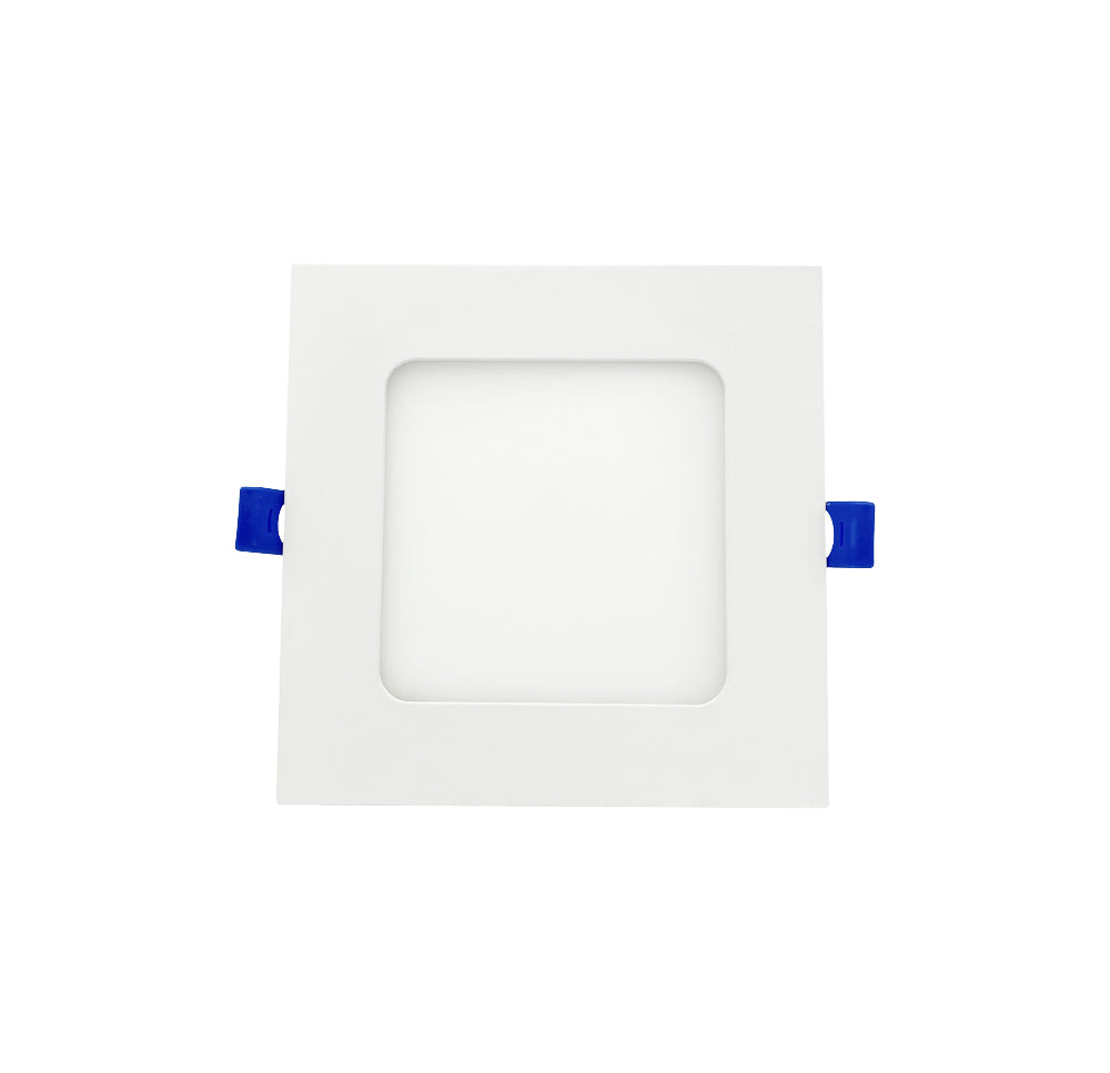 Dawnray 6" LED Slim Panel Square White | DR60SF-WH