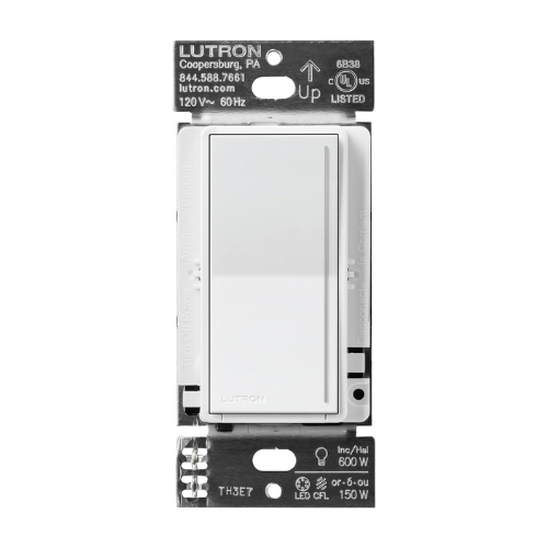 Lutron STCL-153MH-WH-C Sunnata Touch Dimmer with LED+ Advanced Technology