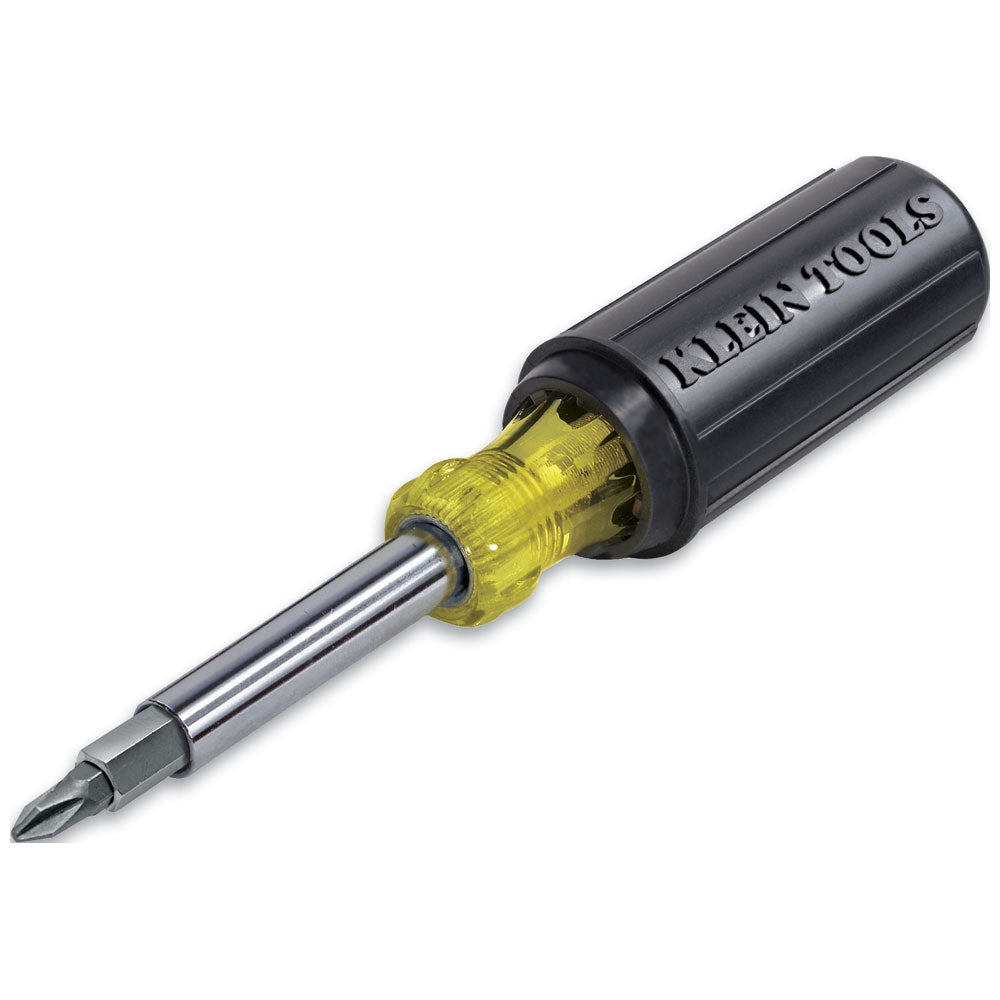 Klein Tools 32500 Multi-Bit Screwdriver / Nut Driver, 11-in-1, Ph, Sl, Sq, TORX® Bits