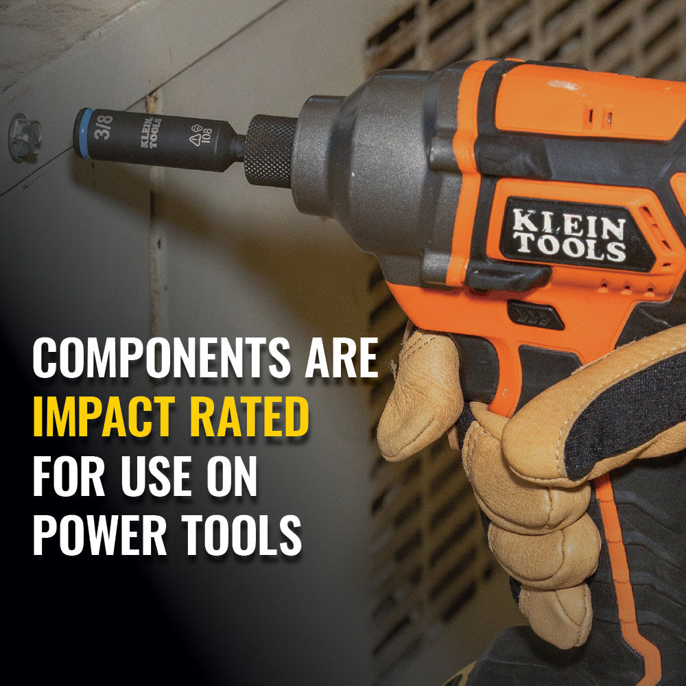 Klein Tools 32500HD Impact Rated Multi-Bit Screwdriver / Nut Driver, 11-in-1