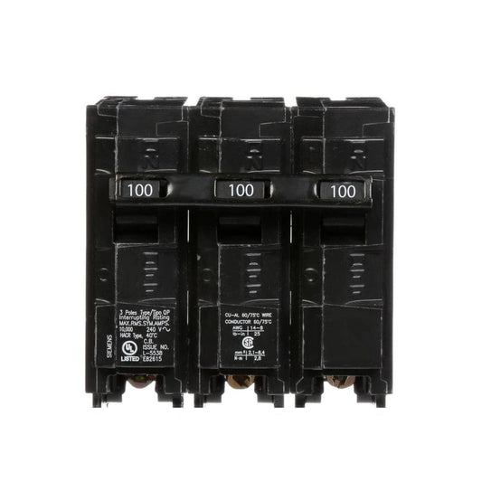 Q3100 - Siemens 100 Amp 3 Pole Circuit Breaker