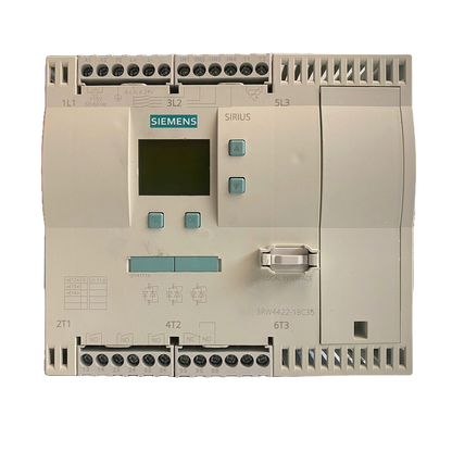 Siemens 3RW4422-1BC35 Soft Starter, Size 2, Screw Terminal