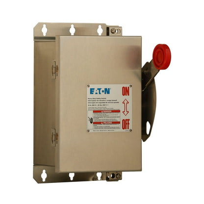 4HD361NF | Eaton Heavy Duty Single-Throw Safety Switch, 3P, 30A, 600V