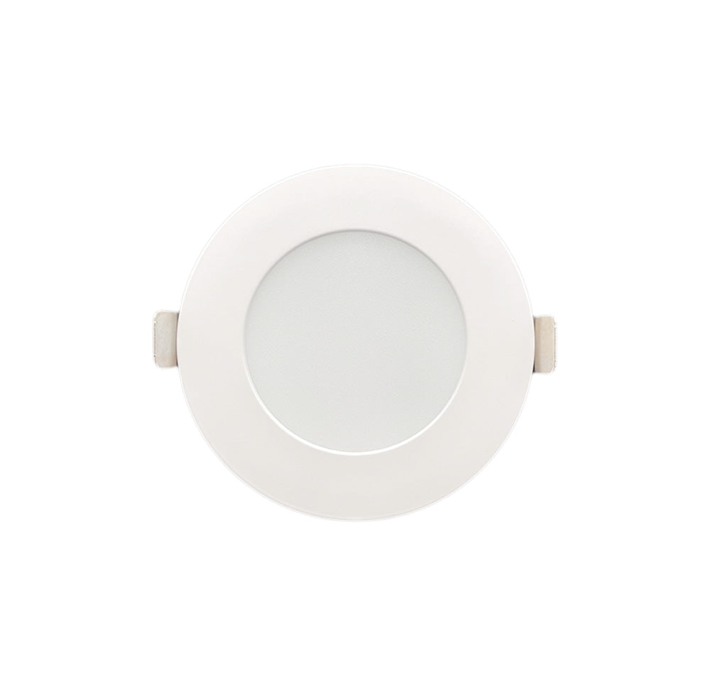 Dawnray 4" LED Slim Panel Round Fire Rated | DR40RF-FR-WH