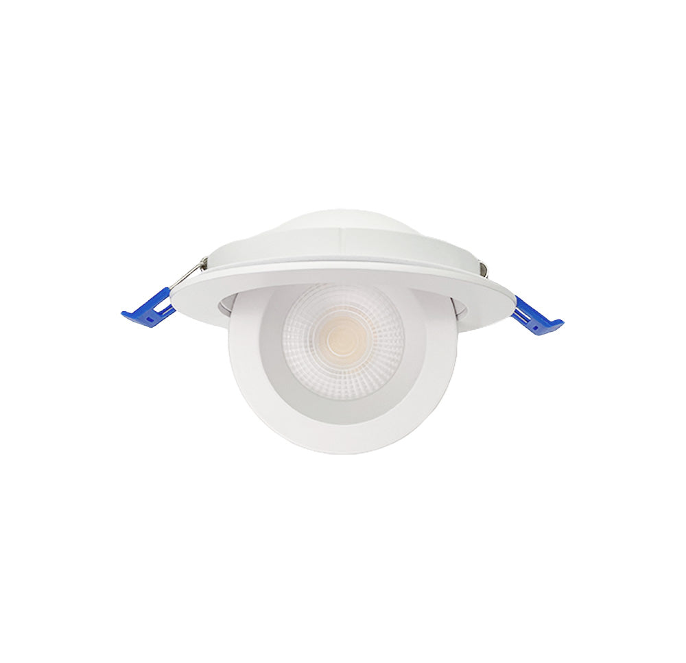 Dawnray 4" LED Gimbal Recessed Fixture Round Anti-Glare | DR40RG-AG-WH/BK