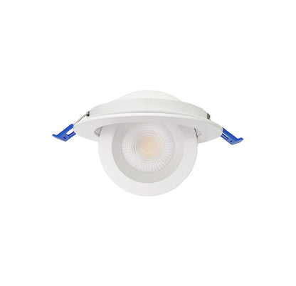 Dawnray 4" LED Gimbal Recessed Fixture Round Anti-Glare | DR40RG-AG-WH/BK