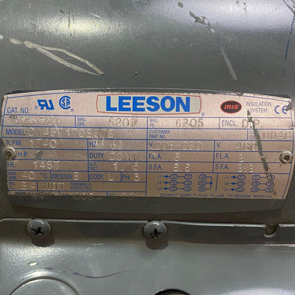 G12002.00 | Leeson AC Motor 2HP 1740RPM 145T Frame