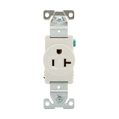 5361W - Eaton Single Straight Blade Receptacle, 125 VAC, 20 A