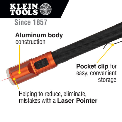 Klein Tools 56026R Inspection Penlight with Laser Pointer