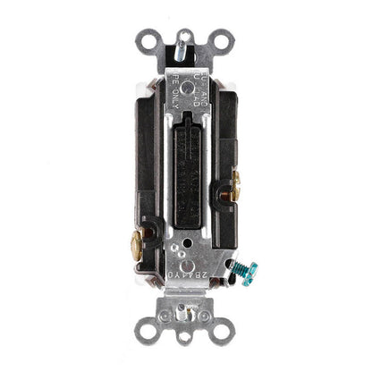 Leviton 5691-CW Decora Single-Pole Rocker Switch, 15A, 347V, White