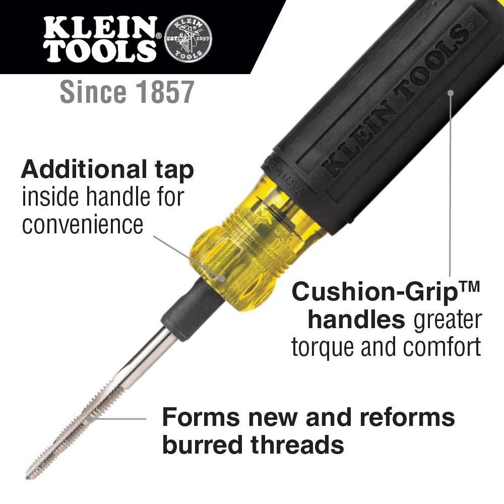 Klein Tools 626 6-in-1 Tapping Tool, Cushion-Grip™