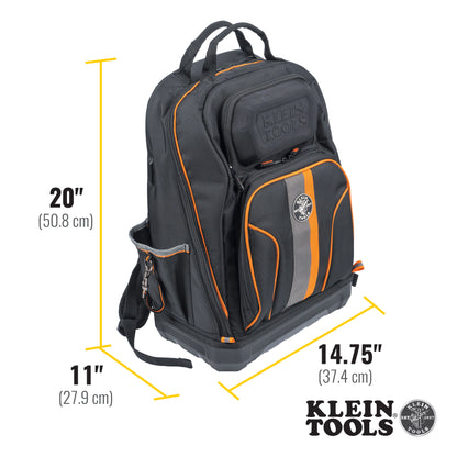 62800BP | Klein Tools Tradesman Pro™ XL Tool Bag Backpack, 40 Pockets
