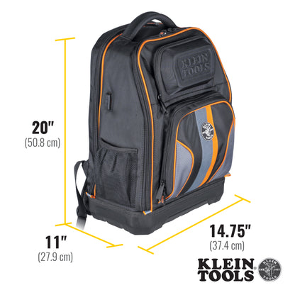 62805BPTECH | Klein Tools Tradesman Pro™ XL Tech Tool Bag Backpack, 28 Pockets