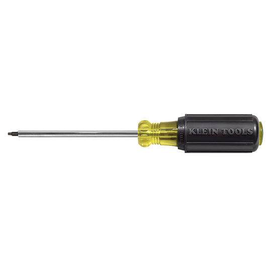 Klein Tools 661 Screwdriver, #1 Square Recess Tip, 4-Inch Shank