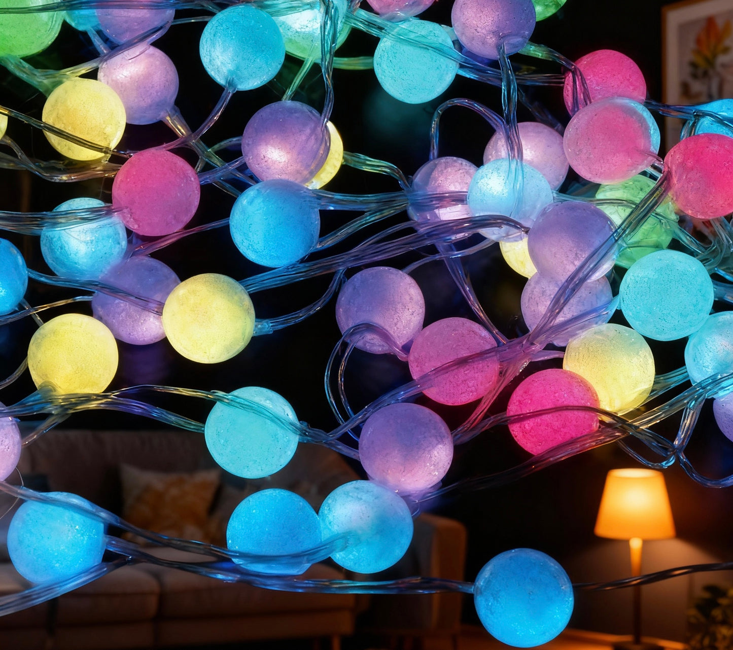 G50 Ball Globe String Light | USB-Powered App-Controlled Outdoor Decorative Lighting