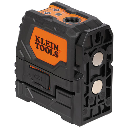 93LCLGR | Klein Tools Rechargeable Green Cross-Line Laser Level with Red Plumb, 165 ft