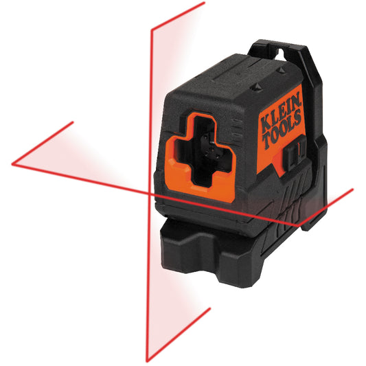 93MCLS | Klein Tools Red Compact Cross-Line Self-Leveling Laser Level, 35ft